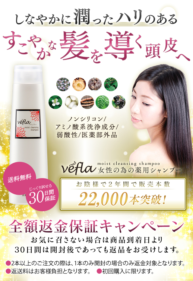 ☆vefla☆ ヴェフラ・モイストクレンジングシャンプー&トリートメント